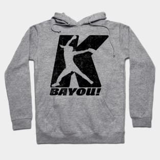 Fastpitch Softball Pitcher Funny Strikeout BYE YOU, BAYOU! Hoodie